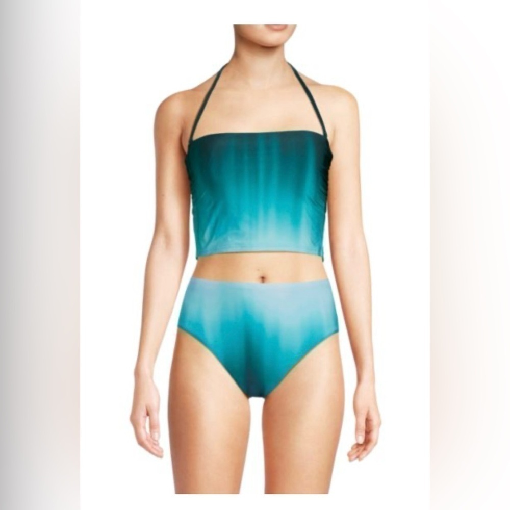 LA BLANCA
Ocean Ombré Tankini TOP SIZE 10 BOTTOMS SIZE 14